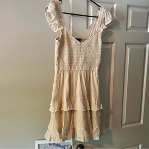 Vici cream dress size medium